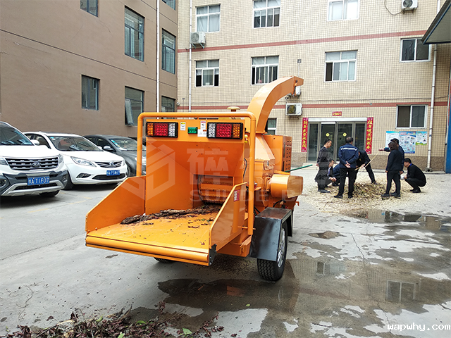 粉碎后的树枝可以替代原木进行生产